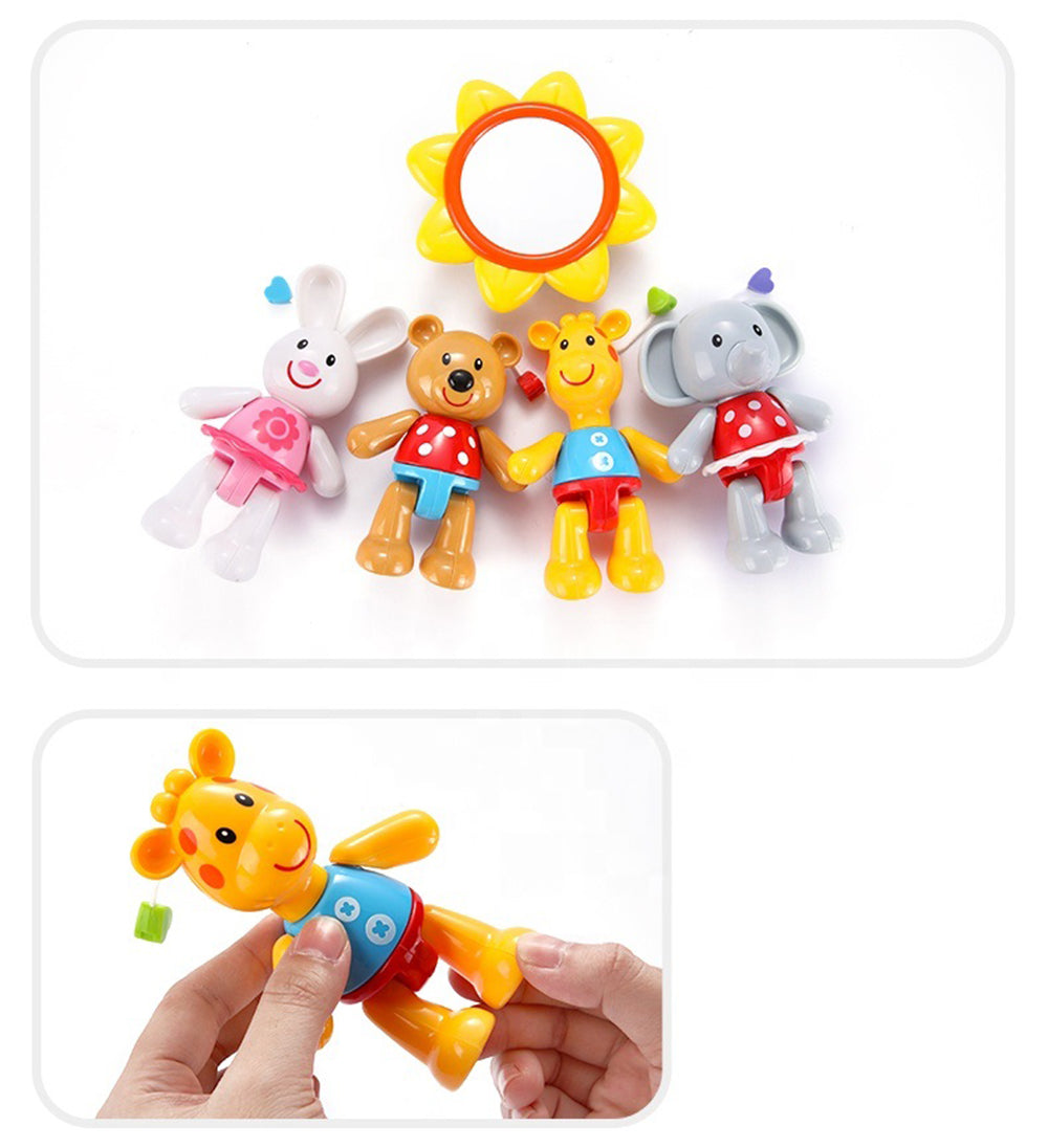 Goodway - Baby Toys Bed Bell Hanging Toy W/ Rattle - Animals