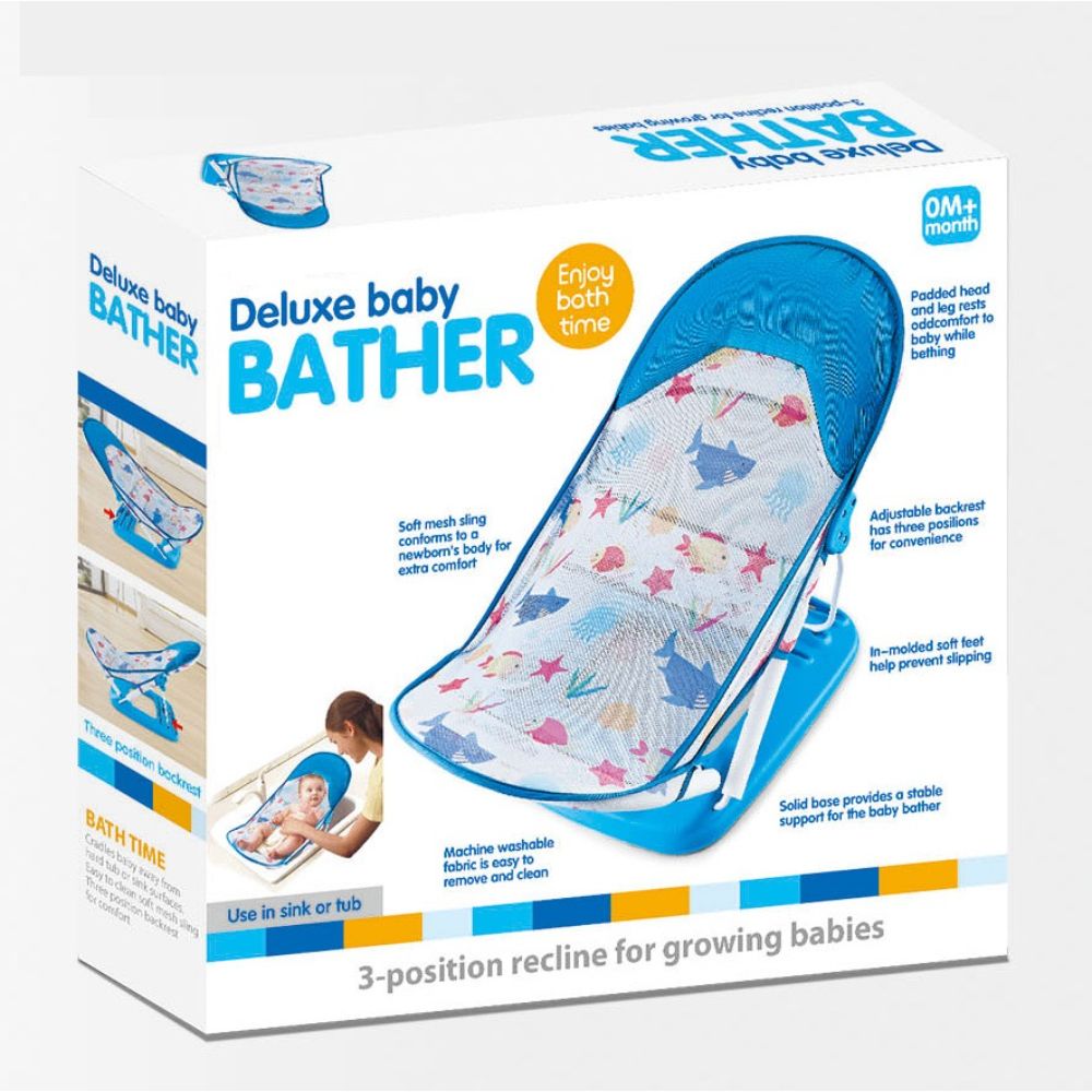 Little Angel Foldable Baby Bather - Blue