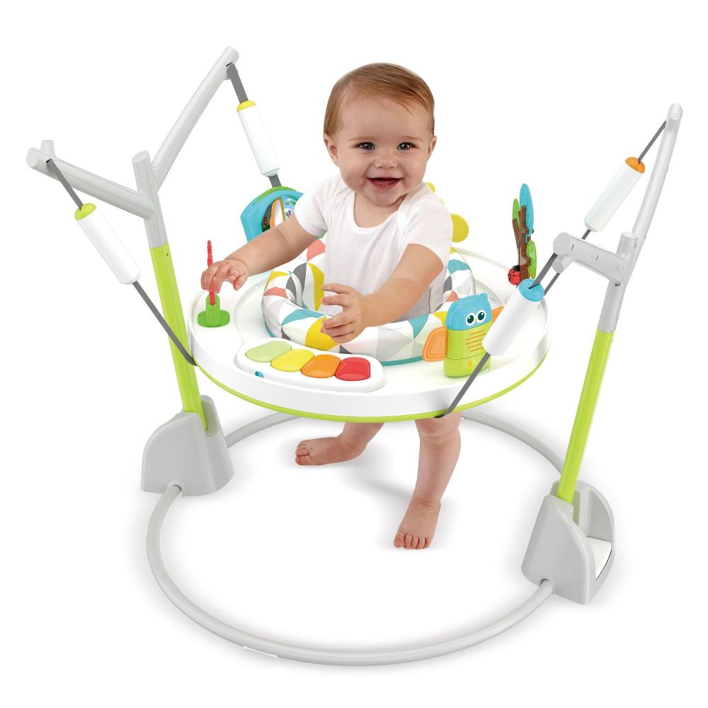 Yaya Duck Babylove Baby Jumper w/ Activity Toys - Grey