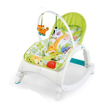 Little Angel Baby Rocker Newborn To Toddler Portable Rocker - Green