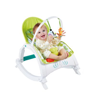 Little Angel Baby Rocker Newborn To Toddler Portable Rocker - Green