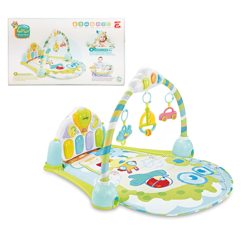 Goodway - Baby Play Mat W/ Piano for 3+ Years - Blue