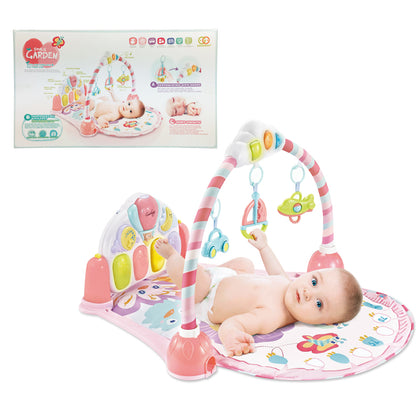 Goodway - Baby Play Mat W/ Piano for 3+ Years - Pink