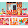 Beibe Good Electric Kitchen Set With 65 Accessories - Pink