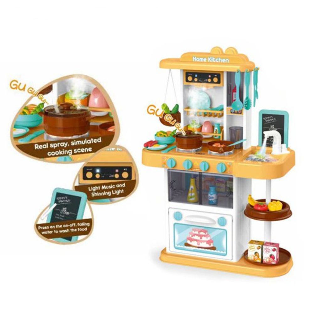 Beibe Good Kids Toys Electric Kitchen Pretend-play Toy with 38 Accessories
