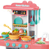Beibe Good - Electric Kitchen Toy - Pink with 38 Accessories