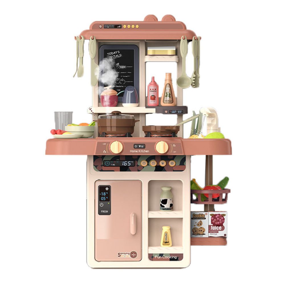 Beibe Good Electric Kitchen With 42 Accessories - Brown