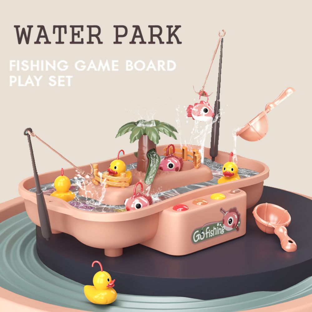 Beibe Good - Electric Fishing Toy w/ 21 Accessories - Pink