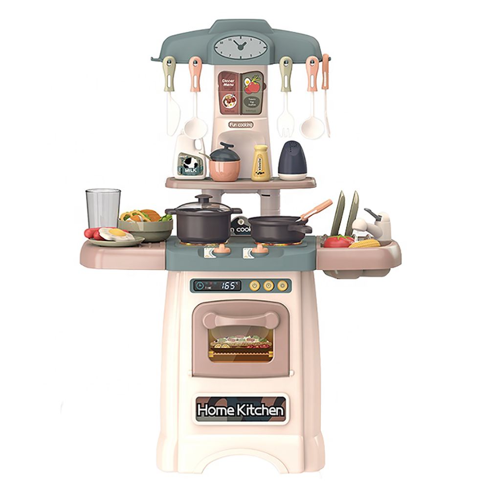 Beibe Good Electric Kitchen With 29 Accessories - Dark Green