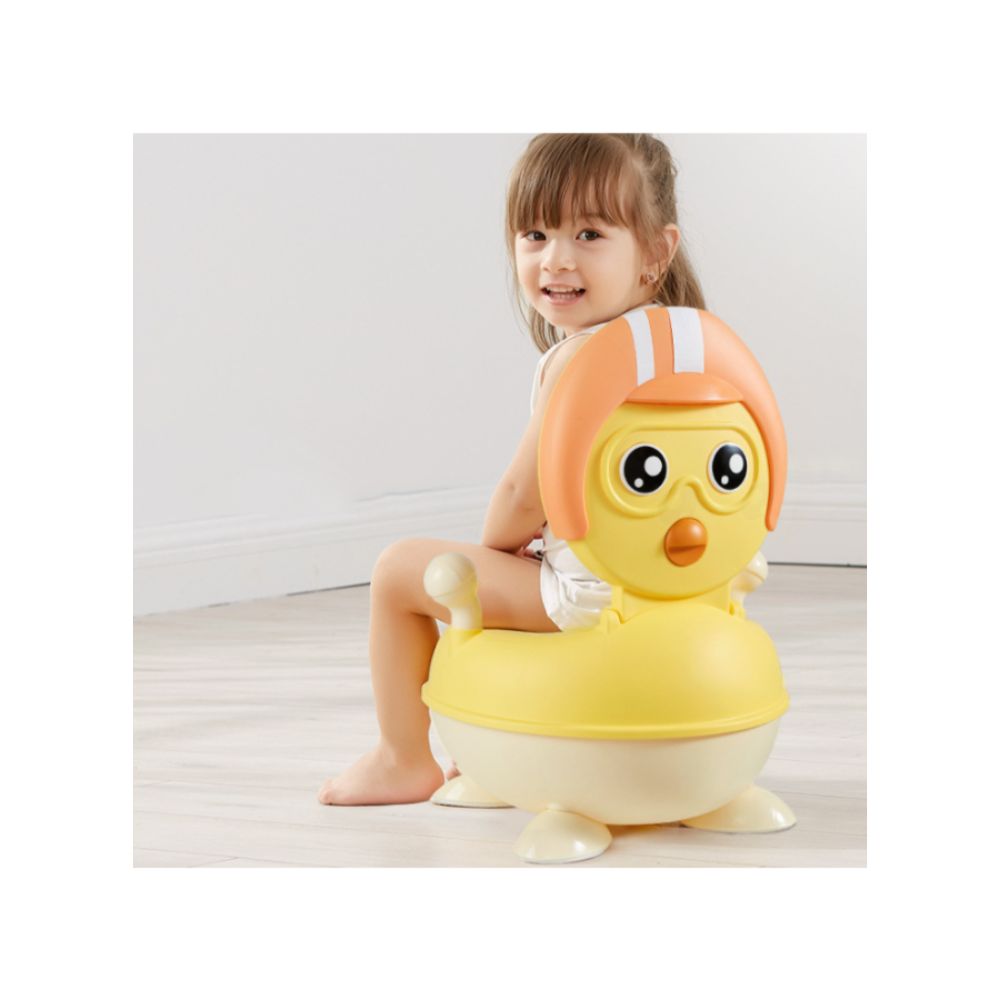 Little Angel Baby Chick Potty Training Seats For Children Boys And Girls Easy To Clean Bowl 1-3 Years - Blue