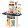 Little Angel Kitchen Playset with 74 Accessories - Orange & Blue