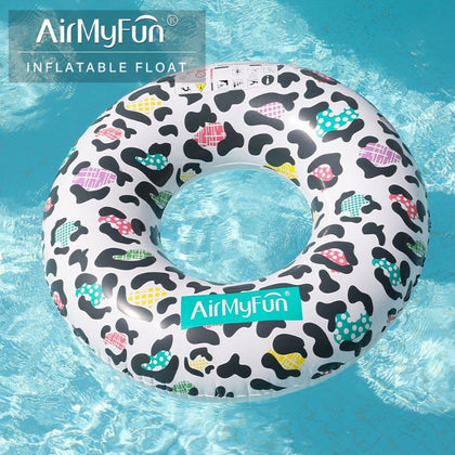 Airmyfun Leopard Print Water Floating Ring