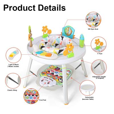 Little Angel - Baby Jumper & Bouncer 2-In-1 Musical Activity Center - White