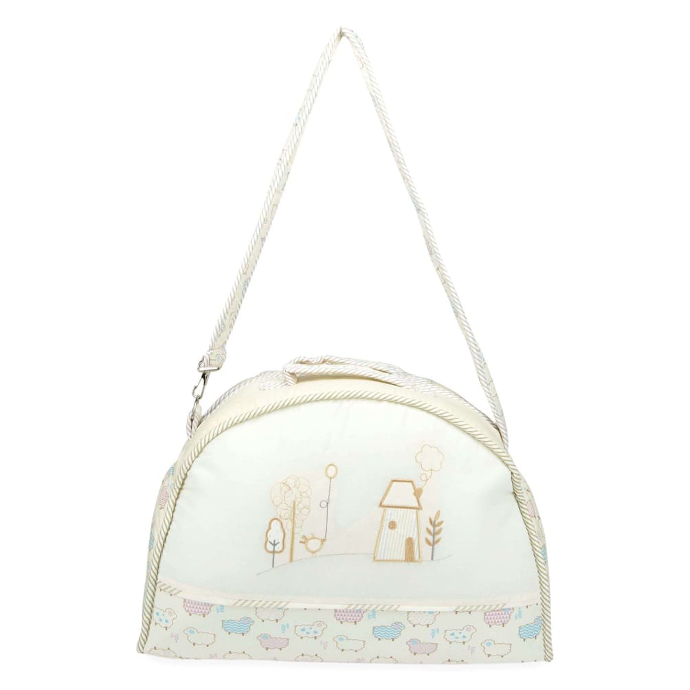 Little Angel Baby Nappy Tote Diaper Travel Bag-BEIGE