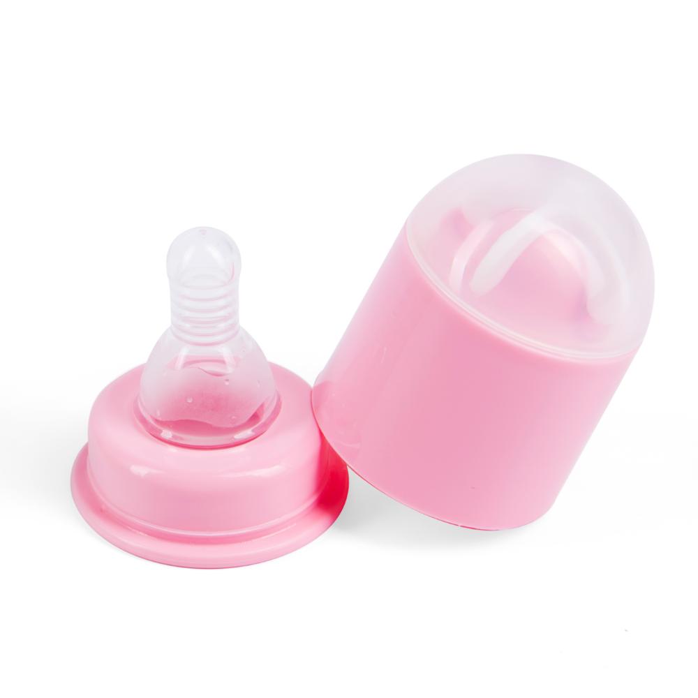 Babe Baby 8oz/250ml Feeding Bottle Pink