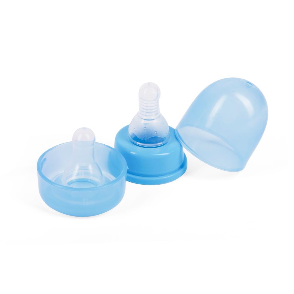 Babe Baby 4oz/125ml Feeding Bottle Blue