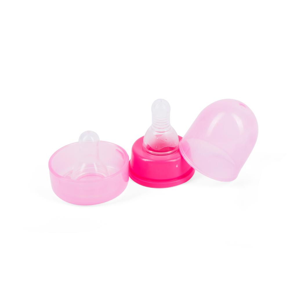Babe Baby 4oz/125ml Feeding Bottle Pink