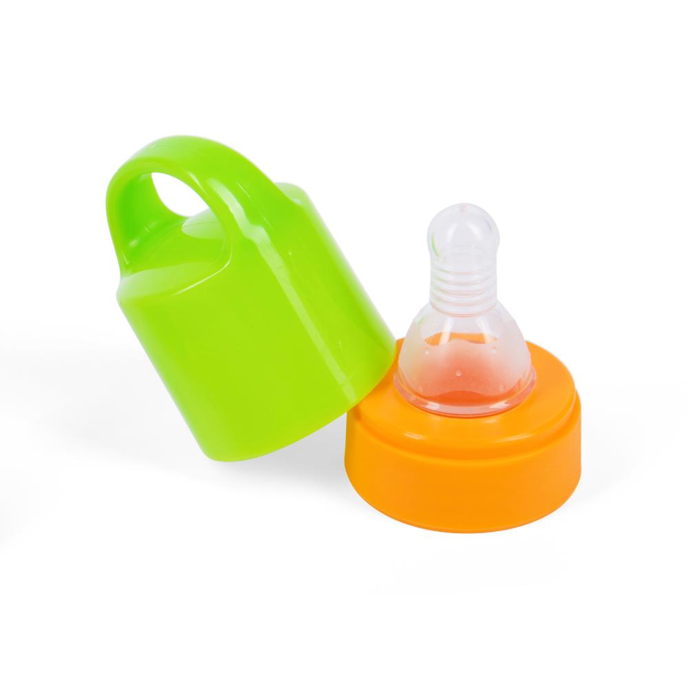 Babe Baby 4oz/125ml Feeding Bottle Green