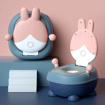 Little Angel Baby Potty Chair Monkey - Pink Blue