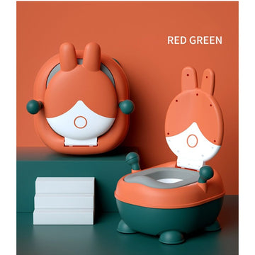 Little Angel Baby Potty Chair Monkey - Red Green