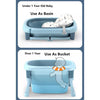 Little Angel Baby Bathing Tubs Portable For Newborn Kids Child Toddlers