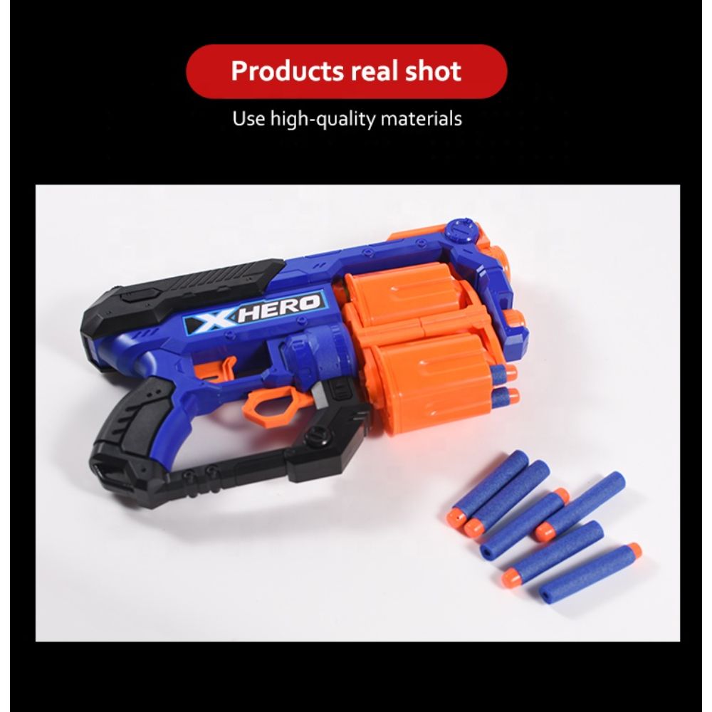 Hero Kids Firestrike Gun Blue