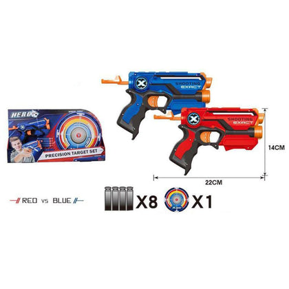 Kids Precision Target Gun Set Blue
