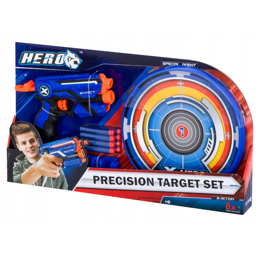 Kids Precision Target Gun Set Red