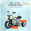 Kids Electronic Motorcycle Ride-On Bike- Black