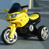 Little Angel Kids Toys Electric Ride On Bike Toy - Yellow - Little Angel Baby Store