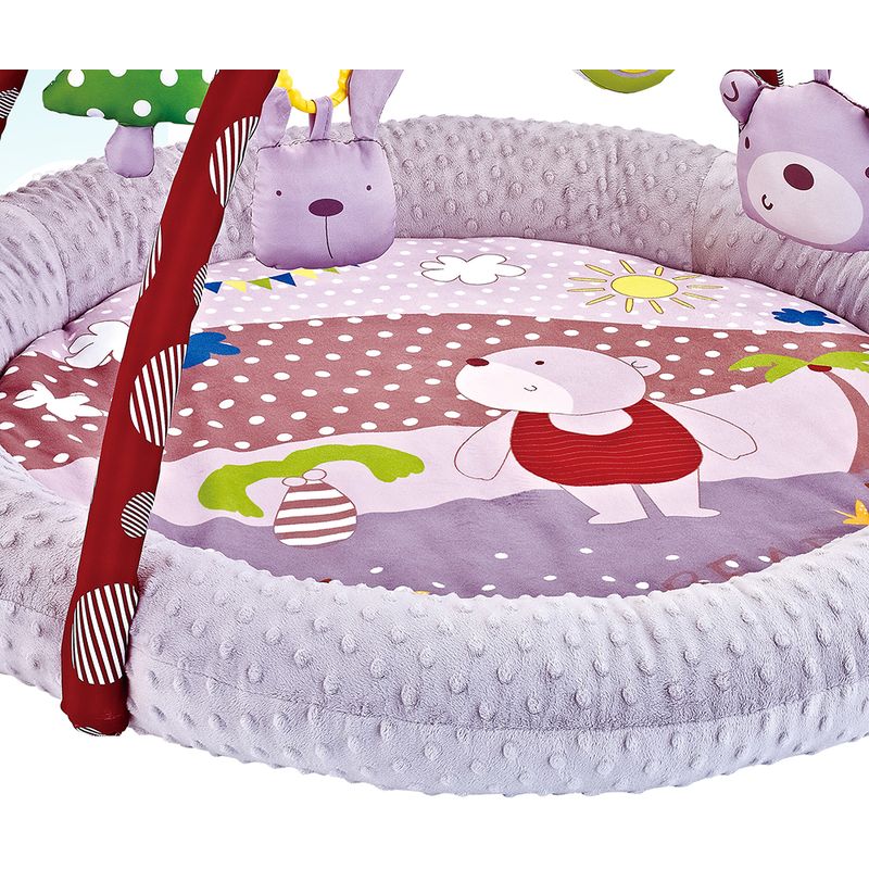 Little Angel Baby Round Comfy Gym - Purple