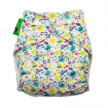 Green Future Baby Cloth Diaper all in one Reusable Sailing - Little Angel Baby Store