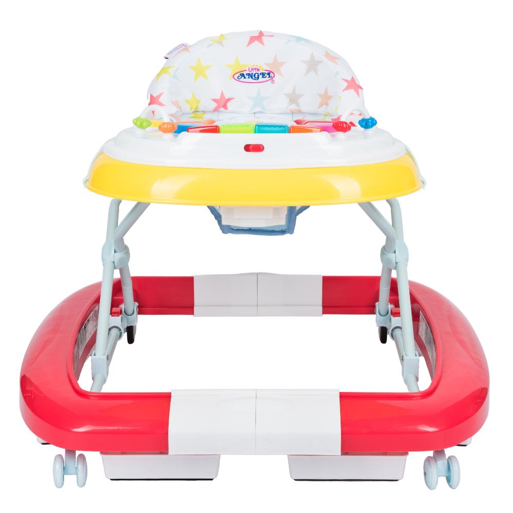 Little Angel Baby Walker Age 6-18 M for Infant - Yellow Red