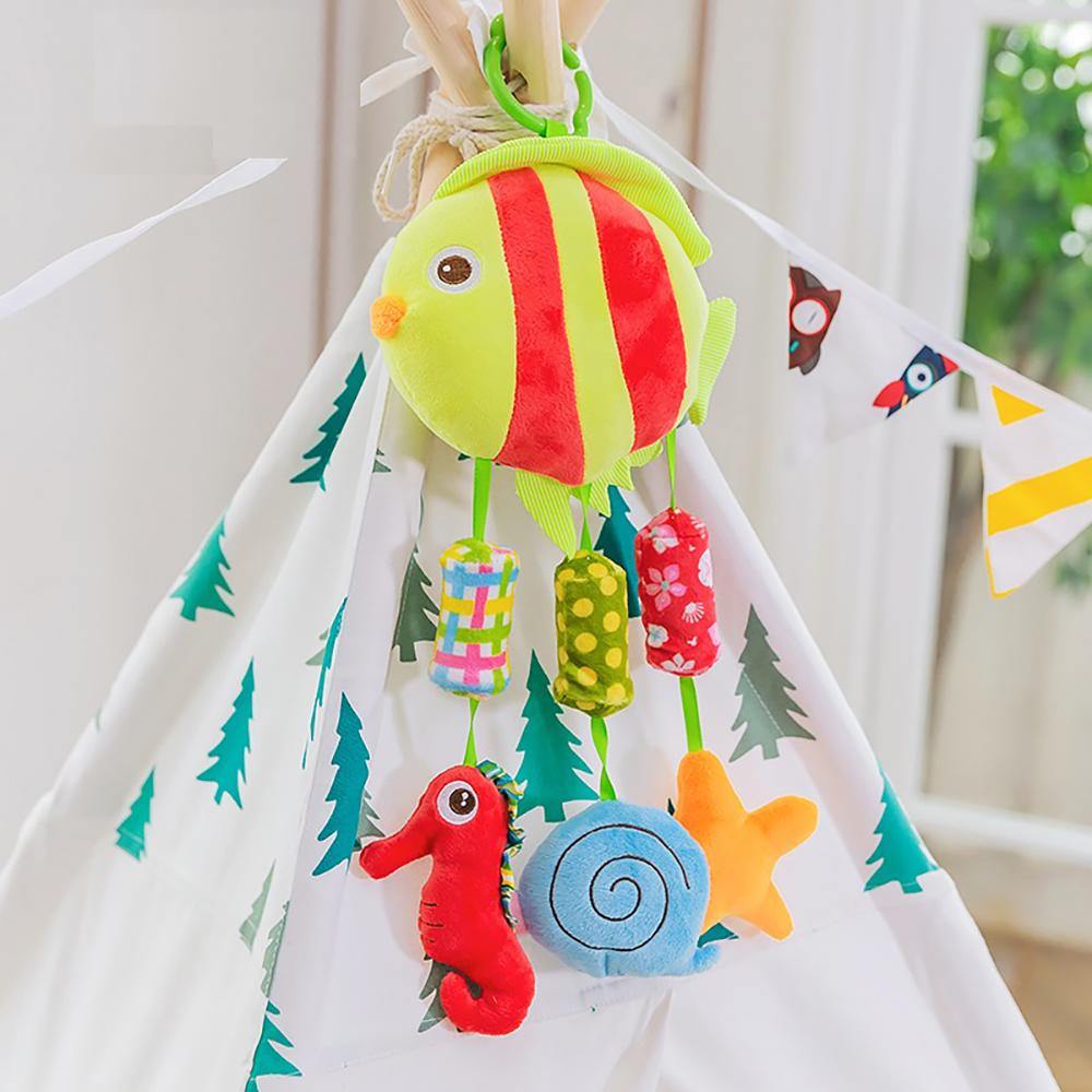 Baby Rattle Toys for Infant Soft Plush Stuffed Hanging Toy - Little Angel Baby Store