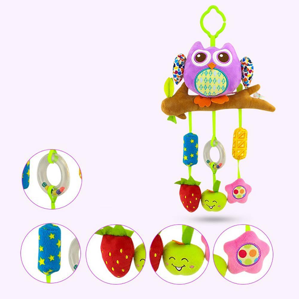 Baby Rattle Toys for Infant Soft Plush Stuffed Hanging Toy - Little Angel Baby Store