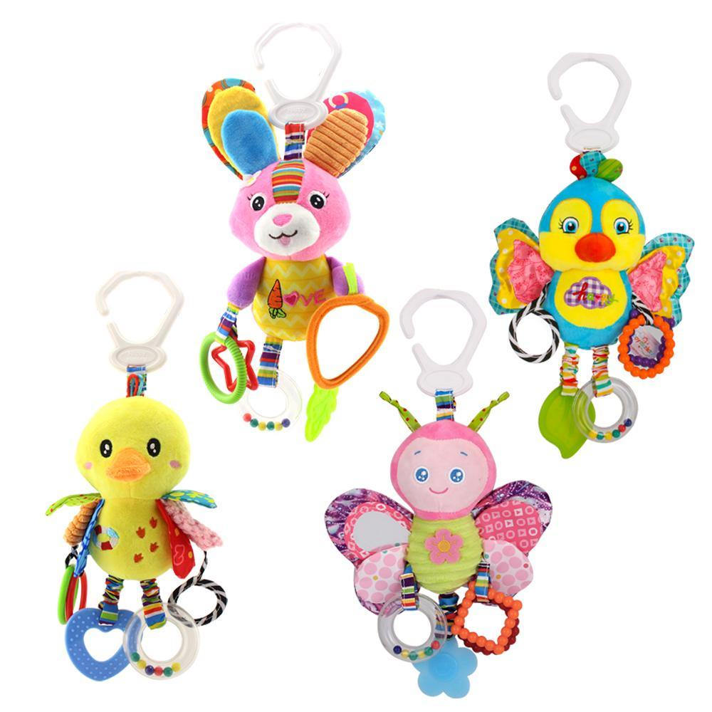 Baby Rattle Toys for Infant Soft Plush Stuffed Hanging Toy - Little Angel Baby Store