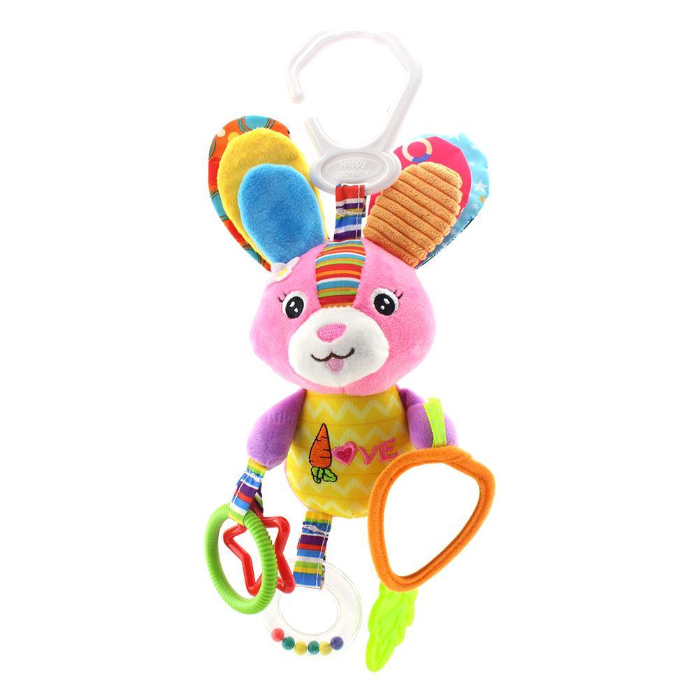 Baby Rattle Toys for Infant Soft Plush Stuffed Hanging Toy - Little Angel Baby Store