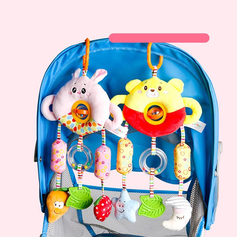 Baby Rattle Toys for Infant Soft Plush Stuffed Hanging Toy - Little Angel Baby Store