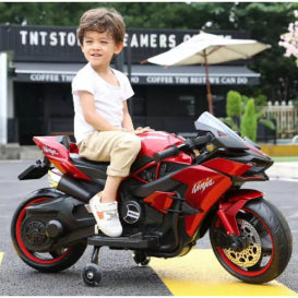 Kids Electronic Motorcycle Ride-On Bike-RED