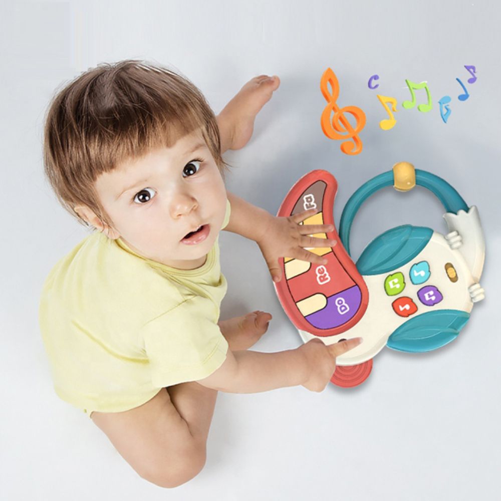 Huanger - Piano Bird Musical Toy Rattle for 12+ Months