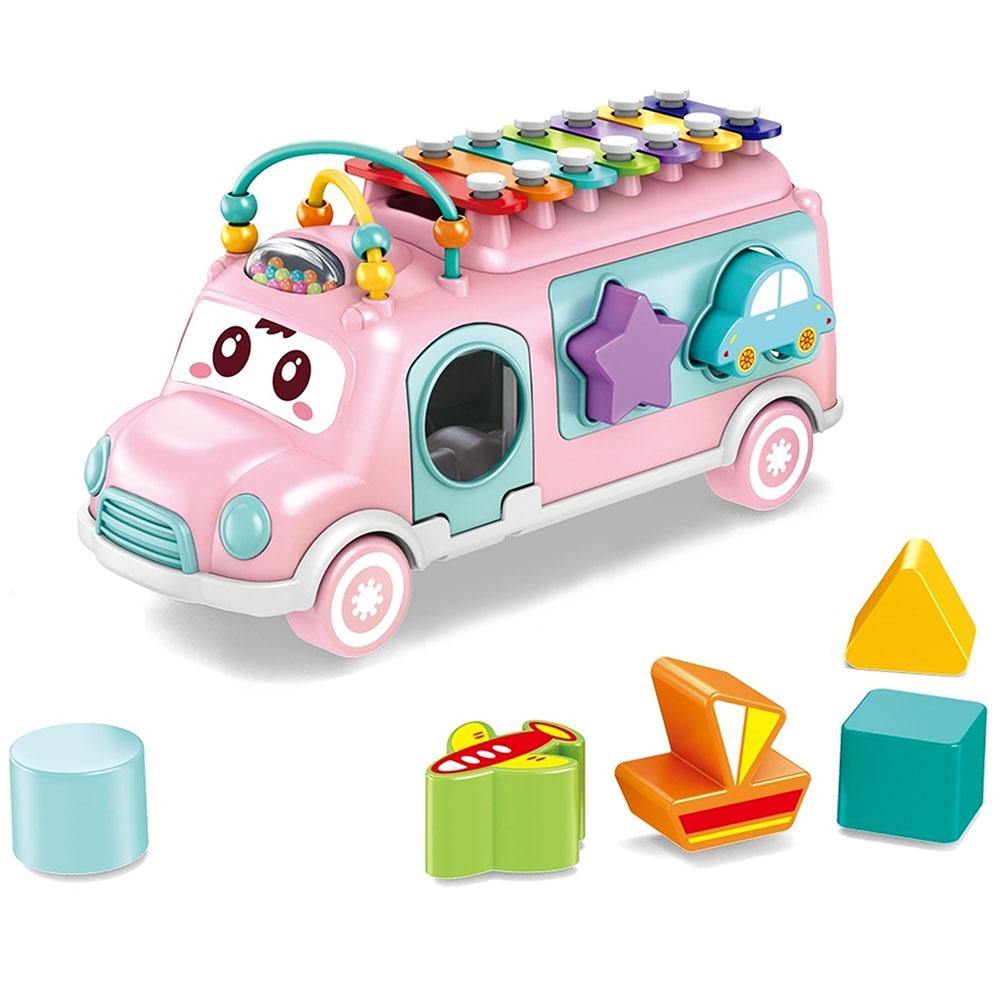 Baby Toys Music Bus with Blocks - Little Angel Baby Store