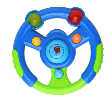 Kaichi Baby Steering Wheel Toy with Music for 12 + Month - Blue