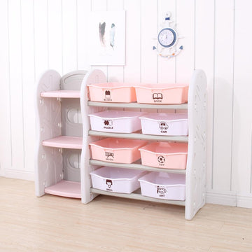 Little Angel - Kids Toys Storage Multipurpose Rack - Pink
