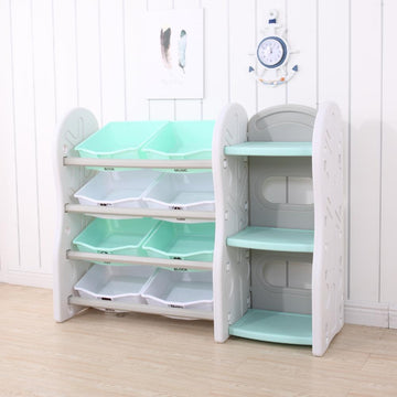 Little Angel - Kids Toys Storage Multipurpose Rack - Turquoise