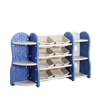 Little Angel Kids Toys Storage Rack - Blue