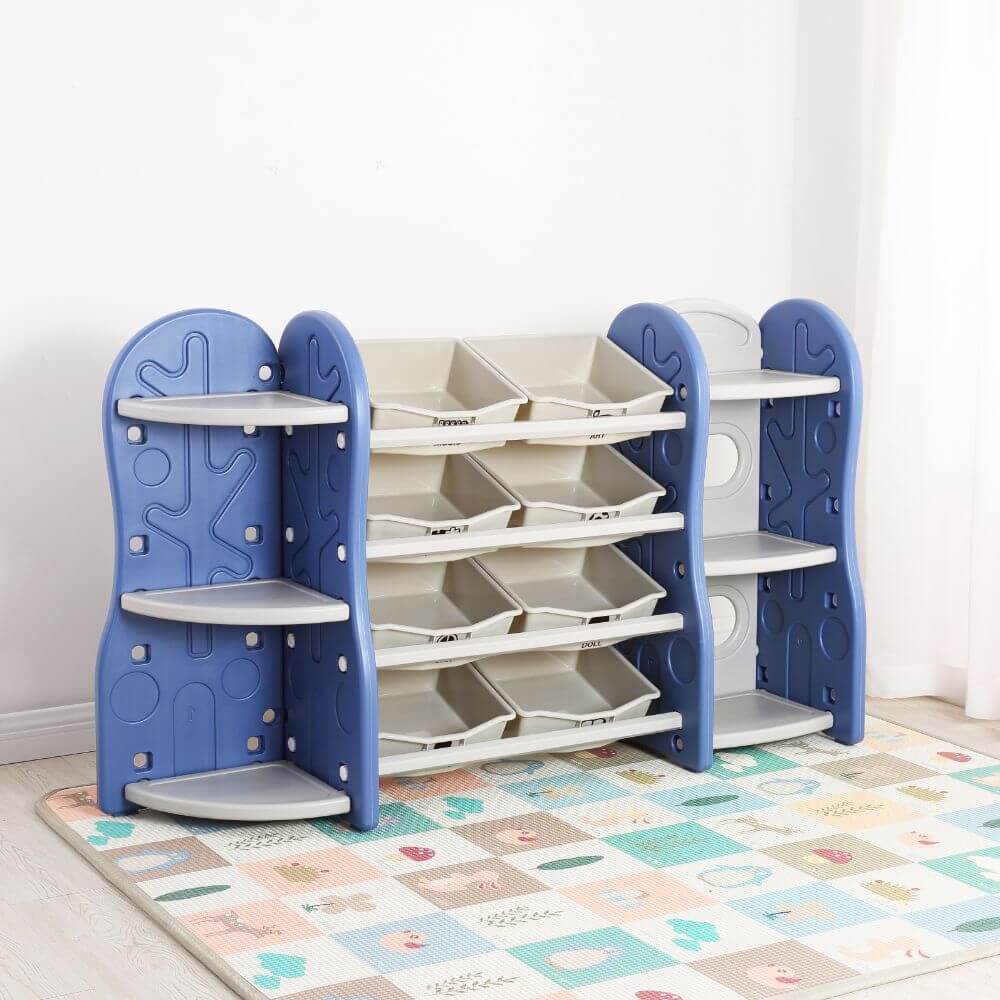 Little Angel Kids Toys Storage Rack - Blue