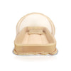 Little Angel Baby Bed with Comfy Padding Bassinet - Beige