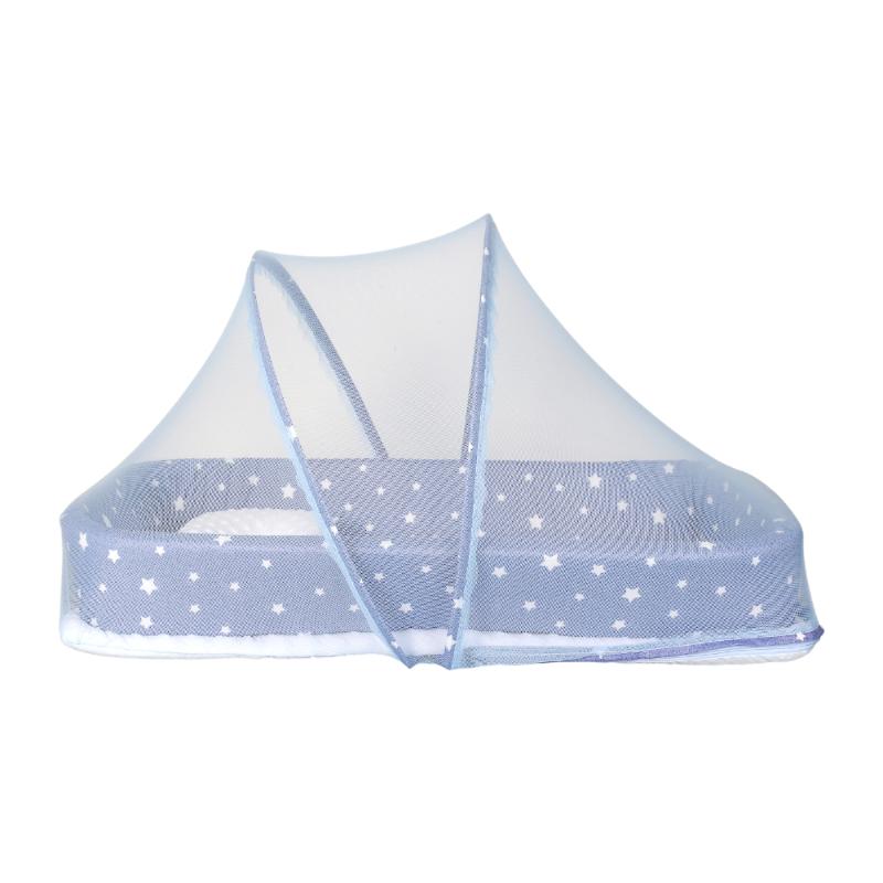 Little Angel Baby Bed with Comfy Paddings - Blue