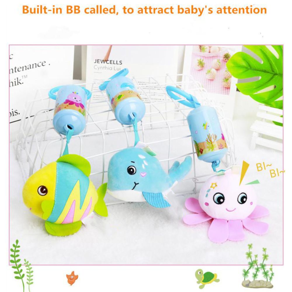 Little Angel Baby Rattle Toys for Infant Soft Plush Stuffed Hanging Toy