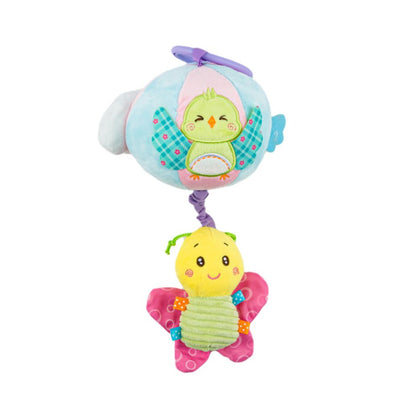 Little Angel Baby Rattle Soft Toy Bee Clip-On Plush Stuffed Hanging Toy
